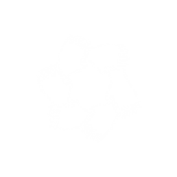 A circle made up of interlocking hands